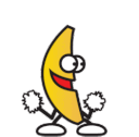 Happy Banana Sticker - Happy Banana Dance Stickers