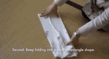 Marie Kondo Folding GIF - Marie Kondo Folding Shirt GIFs
