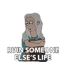 Ruin Someone Elses Life Queen Bean Sticker - Ruin Someone Elses Life Queen Bean Disenchantment Stickers