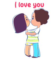 130718 I Love You Sticker - 130718 I Love You Same Tshirt Kiss Stickers