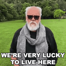 Were Very Lucky To Live Here Cameo GIF - Were Very Lucky To Live Here Cameo Live In Paradis GIFs