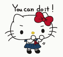 hello kitty you can do it