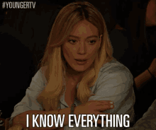 I Know Everything. GIF - Hilary Duff Kelsey Peters I Know Everything GIFs
