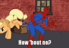 My Little Pony Spiderman GIF - My Little Pony Spiderman How About No GIFs