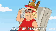 Shut Up Peasant Robby Hick GIF - Shut Up Peasant Robby Hick Paradise Pd GIFs
