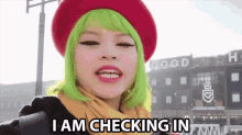 I Am Checking In Goldie Chan GIF - I Am Checking In Goldie Chan Check In GIFs