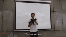 You Respect Me Charles The French GIF - You Respect Me Charles The French Respect GIFs