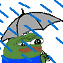 rain peepo raining umbrella feeling blue