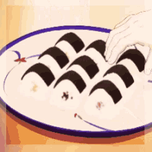 rice anime rice ball food lunch