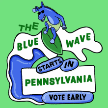 The Blue Wave Starts Vote Blue GIF - The Blue Wave Starts Blue Wave Vote Blue GIFs