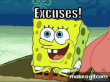 Excuses Spongebob GIF - Excuses Spongebob Rainbow GIFs