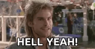 The perfect Hell Yeah Hell Yeah Animated GIF for your conversation. 