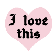 Chiaralbart I Love This Sticker - Chiaralbart I Love This Love Stickers