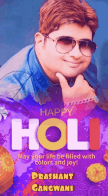 happy holi holi may your life be filled with colors joy prashant gangwani