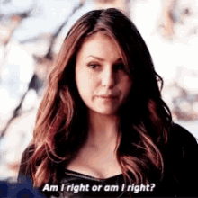 Am I Right Or Am I Right Vampire Diaries GIF - Am I Right Or Am I Right Vampire Diaries The Vapire Diaries GIFs