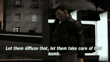 Gtagif Gta One Liners GIF - Gtagif Gta One Liners Let Them Diffuse That Let Them Take Care Of That Bomb GIFs