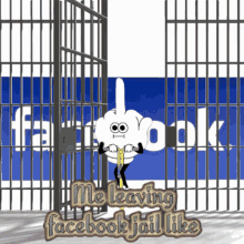 facebook jail free freedom middle finger me leaving facebook jail