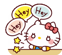 Hello Kitty Hi Sticker - Hello Kitty Hi Hello Stickers