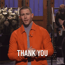 Thank You Nick Jonas GIF - Thank You Nick Jonas Saturday Night Live GIFs