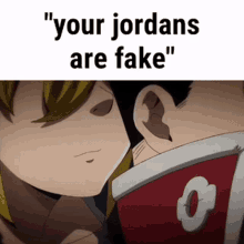 Your Jordans Are Fake Seven Deadly Sins GIF - Your Jordans Are Fake Seven Deadly Sins Anime GIFs