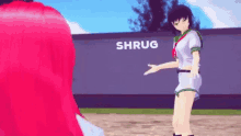 Exultant Anime GIF - Exultant Anime Shrug GIFs