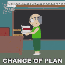 Change Of Plan Herbert Garrison GIF - Change Of Plan Herbert Garrison South Park GIFs