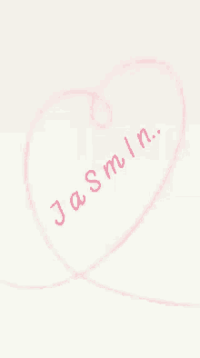 name jasmin heart love