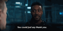 You Could Just Say Thank You Book GIF - You Could Just Say Thank You Book David Ajala GIFs