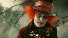 I'M Fine... GIF - Im Fine Charlie And The Chocolate Factory GIFs