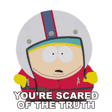 youre scared of the truth eric cartman south park the passion of the jew s8e4