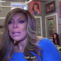 The perfect Wendy Williams Get Out Crying Animated GIF for your conversatio...