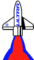 Rocket Ship Ultra Music Festival Sticker - Rocket Ship Ultra Music Festival Spaceship Stickers