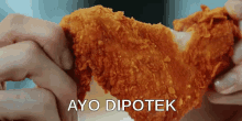 Ayo Dipotek GIF - Ayam Mcd Ayam Mc Donald Ayam Crispy GIFs