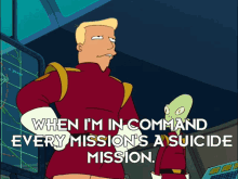 command im in command every missions suicide mission futurama