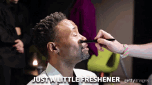 Just A Little Freshener Refreshing GIF - Just A Little Freshener Refreshing Shine GIFs