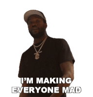 Im Making Everyone Mad Meek Mill Sticker - Im Making Everyone Mad Meek Mill Lemon Pepper Freestyle Song Stickers