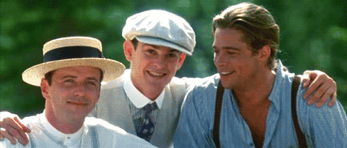 We'Re The Three Best Friends That Anyone Could Have GIF - Legends Of The  Fall Brad Pitt Friends - Discover &amp; Share GIFs