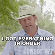 I Got Everything In Order Booger Brown GIF - I Got Everything In Order Booger Brown The Cowboy Way GIFs