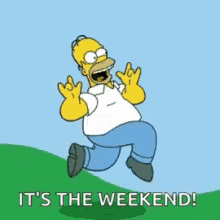 Homer Simpsons GIF - Homer Simpsons Weekend GIFs