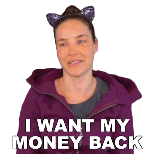 I Want My Money Back Simply Nailogical Sticker - I Want My Money Back Simply Nailogical I Want A Refund Stickers