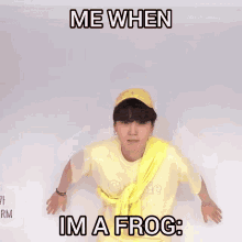 Yoongi Frog Tearklve GIF - Yoongi Frog Tearklve Tearkive GIFs