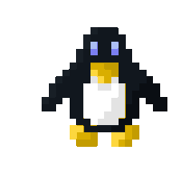 Club Penguin Dance Sticker - Club Penguin Dance Pixelart Stickers