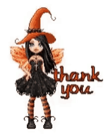 Thank You Witch GIF - Thank You Witch Cute GIFs