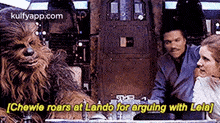 [chewie Roars At Lando For Arguing With Lela).Gif GIF - [chewie Roars At Lando For Arguing With Lela) Billy Dee Williams Person GIFs