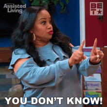 You Dont Know Leah GIF - You Dont Know Leah Assisted Living GIFs