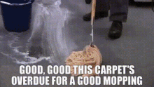Good Good Mopping GIF - Good Good Mopping Mop GIFs