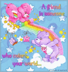Care Bears Friend GIF - Care Bears Friend Who Colors Your World GIFs