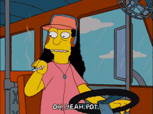 Otto Mann The Simpsons GIF - Otto Mann The Simpsons Bus Driver GIFs