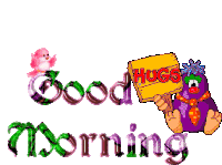 Good Morning Bird Sticker - Good Morning Bird Hugs Stickers