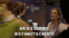 Finch Chris Finch GIF - Finch Chris Finch Hamlet GIFs